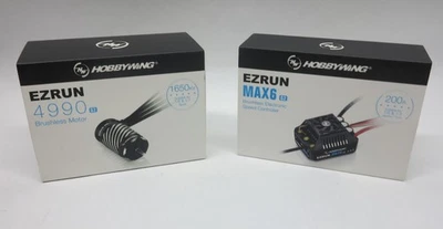 Hobbywing EZRUN Max 6 G2 Brushless Sensored 200A ESC and 4990 G2 SD 1650kV Motor - Image 1 of 4