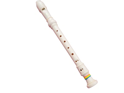 Yamaha YR 24B Plastic White Soprano Recorder Ready to Play Student Model - Image 1 of 4