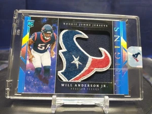 Panini Origins Will Anderson Jr 2023 azul/49 logotipo Jumbo Texans* LEER🔥🔥 - Imagen 1 de 8