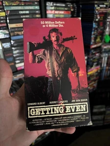 Getting Even (1986) VHS Vestron Video Edward Albert Joe Don Baker Texas Action - Picture 1 of 3