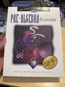 VTG 1996 NEW SEALED Macintosh The Home Teacher Series Pre-Algebra - Picture 1 of 6