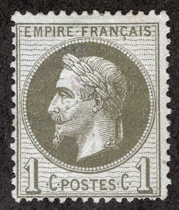 Frankreich Sc 29 Bronze 1c 1863 ungebraucht ohne Gummi - Bild 1 von 1