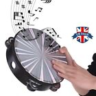 Wooden Radiant Tambourine Handbell Hand Drum Musical Percussion Instrument W9O0