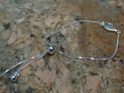 Sterling Silver 925 Adjustable up to 8.5" Labradorite Bracelet - Image 1 of 2