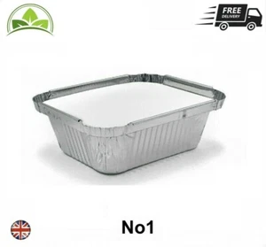 No1 Aluminium Foil Food Containers Catering Take Away Box  - Picture 1 of 1