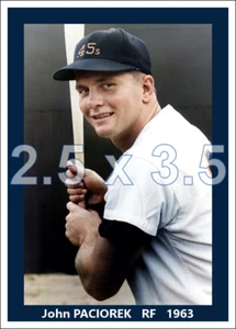 John Paciorek - 1963 Houston Colt .45s - Größe wählbar - colorierter Druck - Bild 1 von 3