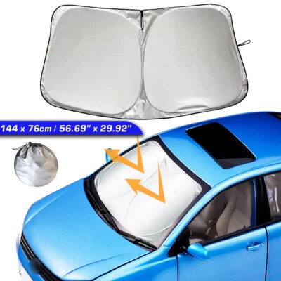 For BMW 3 Series 330i/340i GT 2013-2017 Car Windshield Sun Shade Foldable Cover - Imagem 1 de 4