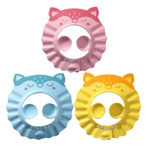 Verstellbare Baby Shower Cap Ohrenbedeckung Kinder Kinder Bad Schild Mütze Haarwäsche Hut - Bild 1 von 15