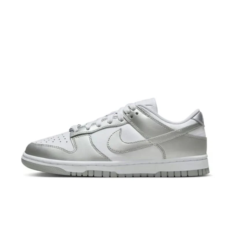 NIKE DUNK LOW - BIANCO/ARGENTO - FV1311-100 - Immagine 1 di 1