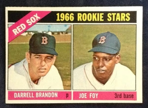 1966 #456 Red Sox Rookies Foy & Brandon Topps Baseball NM-MT $2 Shipping - Picture 1 of 2