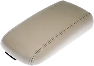 Fits 07-16 GMC Acadia, Enclave Beige Real Leather Center Console Armrest Cover - Imagen 1 de 3