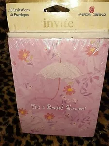 10 pack Party Invitations Bridal Shower - Picture 1 of 2
