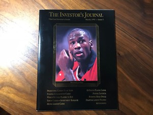 THE INVESTOR'S JOURNAL MICHAEL JORDAN MARCH 1992 #4591 OF 17,500