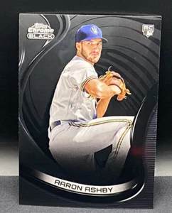 2022 Topps Chrome Black Aaron Ashby RC Rookie Milwaukee Brewers #71 - Bild 1 von 3