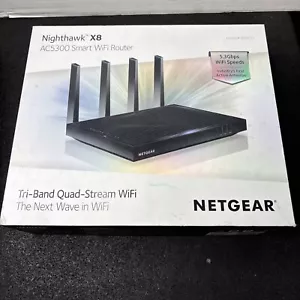 NETGEAR NIGHTHAWK X8 R8500 Wireless Router. Tri-band - Picture 1 of 6