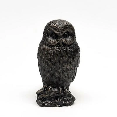 Potty Feet Owl Set of 3 Polyresin Bronze Colour Pot Feet Garden Ornament Stand - Image 1 of 3