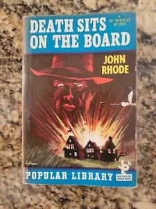 DEATH SITS ON THE BOARD. - Dr. Priestley Mystery. ( Popular Library #12, 1937) - Picture 1 of 11