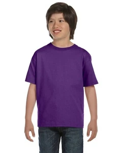 Gildan Youth T-Shirt Short Sleeves 5.6 oz 50/50 DryBlend XS-L G800B - Picture 1 of 76