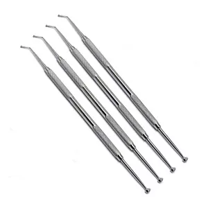 4Pcs Dental Ball Burnisher 27/29 Ovoid Amalgam Composite Filling Instruments Lab - Picture 1 of 3