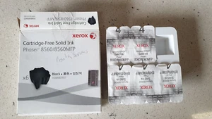 Genuine Xerox 108R00907 Black Solid Ink for Phaser 8560 / 8560MFP 5 Inks See Pic - Picture 1 of 3