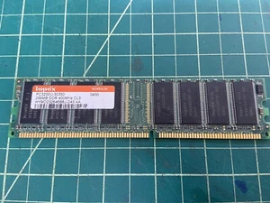 Hynix 256MB DDR PC3200U-30330 400Mhz CL3 HYMD232646B8J-D43 - Picture 1 of 3