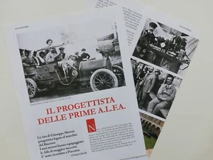 Clipping Ritaglio Articolo 2008 GIUSEPPE MEROSI Il Progettista delle Prime ALFA - Picture 1 of 1