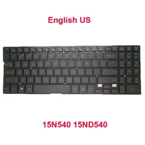 Keyboard For LG 15N540 15ND540 SG-59030-XUA SN5840 AEW73429833 Black English US - Picture 1 of 4