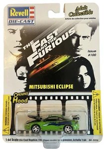 Revell Die-Cast Mitsubishi Eclipse The Fast and the Furious Issue #100 1:64 2002 - Picture 1 of 9