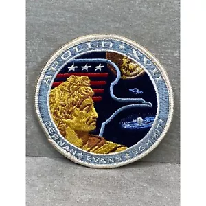 Vtg Apollo XVII Cernan Evans Schmitt NASA Astronaut Moon Spaceflight Patch 4" - Picture 1 of 4