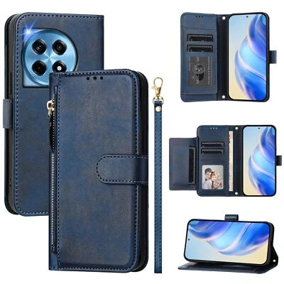 For Oneplus 12R 5G, Multi-function 7 Card Slots Flip Leather Wallet Case Cover - Image 1 of 4