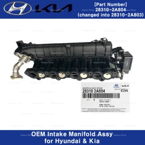 283102A804 Conjunto de colector de admisión genuino OEM para Hyundai i40 ix35 Kia Sportage - Imagen 1 de 3