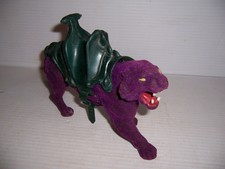 1983 Masters of the Universe MOTU Panthor Purple Battle Cat Figure With Saddle