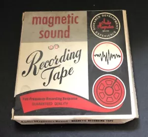 Nastro di registrazione magnetico audio vintage sigillato nuovo vecchio stock - Foto 1 di 4
