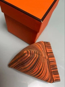 Used HERMES Vibrato Coin Case Small Item Holder Orange Color Good Condition - Picture 1 of 8