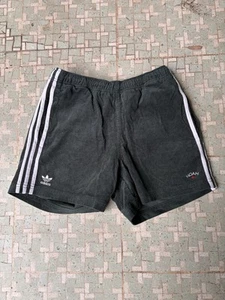 Adidas x Noah Corduroy Shorts Size S Green Night Three Stripe Above Knee Cords - Picture 1 of 5