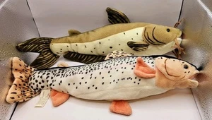 Peluche Cabin Critters Channel Catfish & Rainbow Trout 17" - Imagen 1 de 3