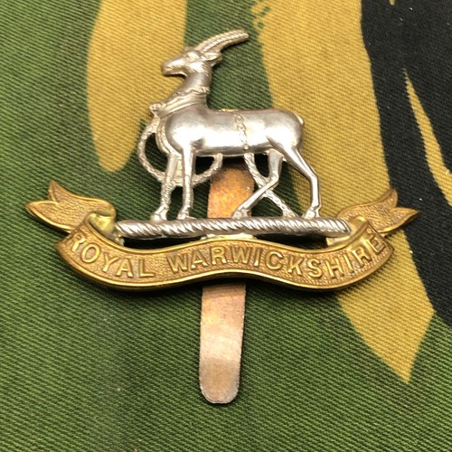 Royal Warwickshire- WW2 Original British Army Cap Badge | eBay