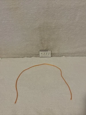 Auténtico Brazalete Cartier Naranja Cuerda de Seda Repuesto Love Trinity 63cm Foto 1 de 4