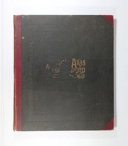 Antique 1919 CALLAWAY COUNTY MISSOURI ATLAS Maps Architecture Fulton Holt Summit - Picture 1 of 22