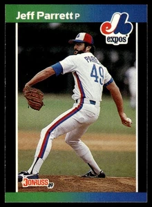 1989 Donruss Jeff Parrett Montreal Expos #334 - Picture 1 of 2