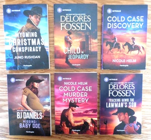 NEW  Lot of  Harlequin Intrigue Romance Books:  Cold Case*Baby Doe*Child*Son - Picture 1 of 3