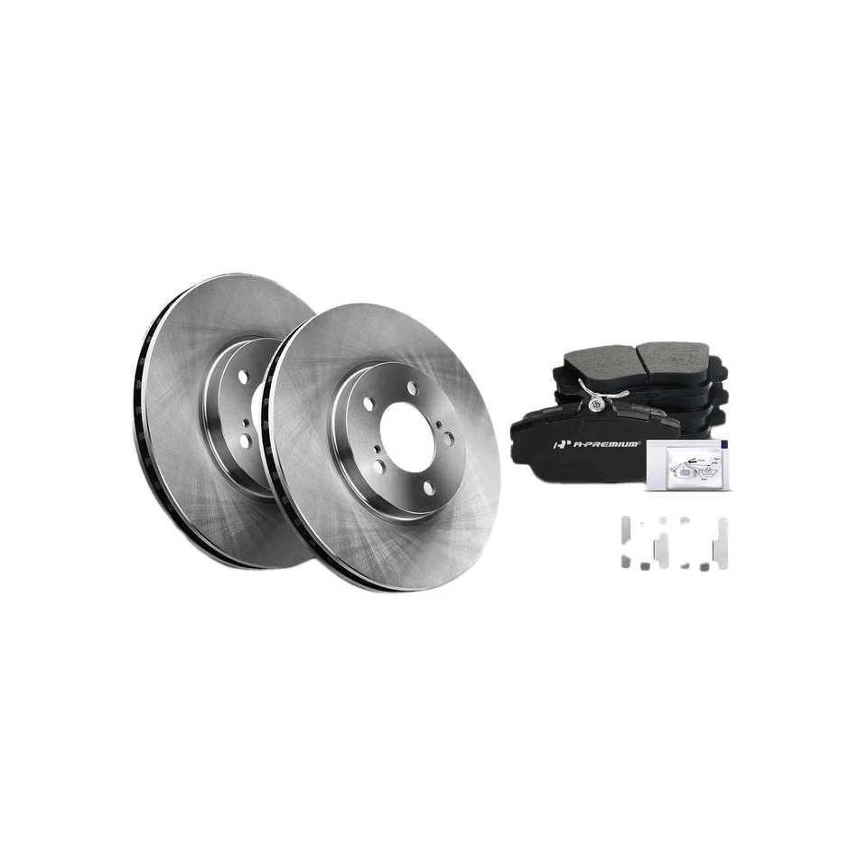 Rotores de freno de disco ventilados delanteros + kit de pastillas de cerámica Ford Taurus Cougar 1996-2007  Foto 1 de 1