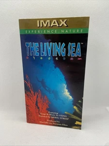 IMAX The Living Sea (VHS, 1995) w/ Insert STING MERYL STREEP - Picture 1 of 5
