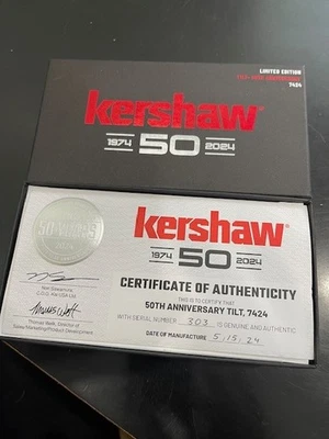 Kershaw TILT #303/500 – Rare Limited Edition Knife | Brand New w/COA! - Image 1 of 4