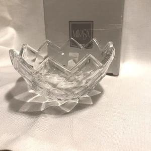 Vintage Mikasa Radcliff Crystal Bowl 6” - Picture 1 of 6