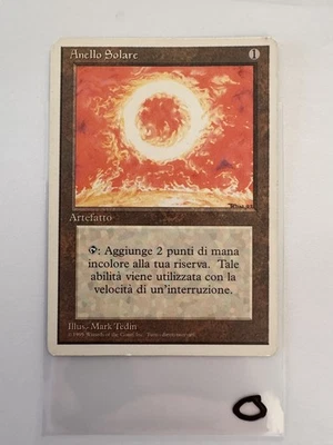 Magic The Gathering MTG - Revised - Sol Ring (Spanish) Anello Solare - Image 1 of 3