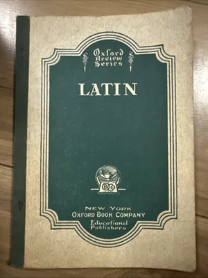 Oxford Review Series By John C. Green, Jr., A.B. 1927 Vintage LATIN New York - Image 1 of 4