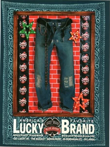 2002 PRINT AD - LUCKY BRAND BLUE JEANS FASHION CLOTHING AD - GET LUCKY - Picture 1 of 1