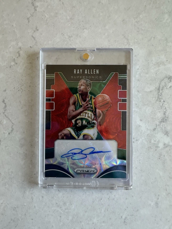 Ray Allen Auto - 2019-20 Panini Prizm - SG-RAL - Red Choice Scope - image 1 of 2