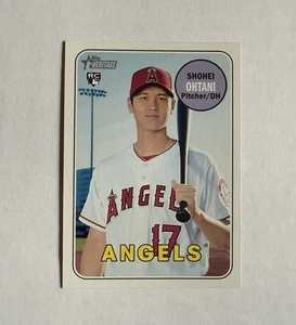 Topps Heritage High Shohei Ohtani RC #600 2018 Dodgers - Imagen 1 de 2